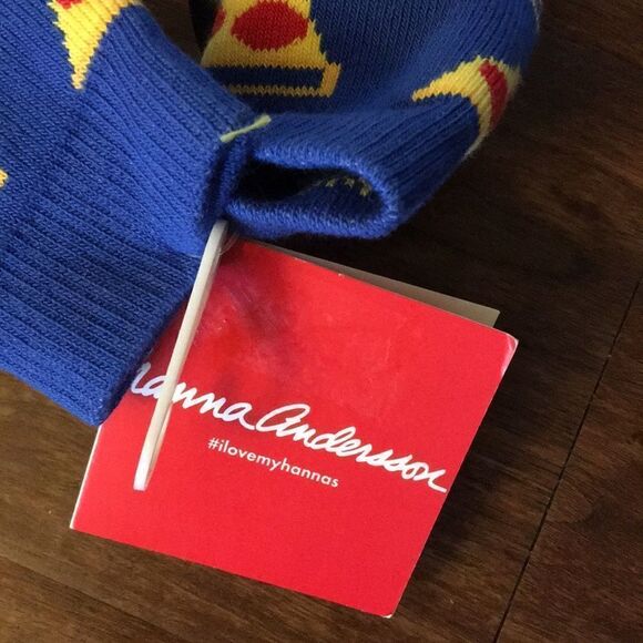 Hanna Andersson Pizza Bootie Slippers Sz 5-7 NEW - Picture 4 of 4